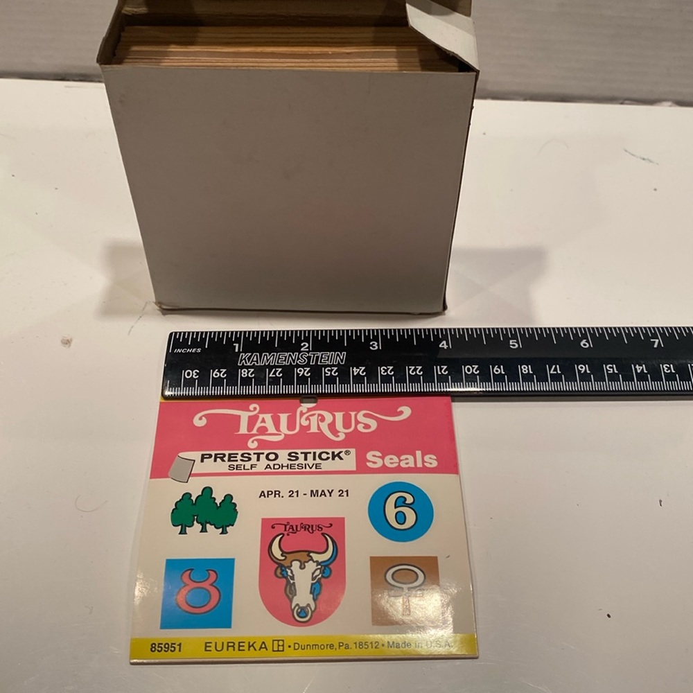 NIB & Vintage Taurus Self-Adhesive Seals